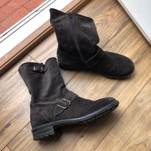 Paul Green grey suede boots women’s 7